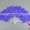 Performance accessory dance party fan foldable plastic feather fans