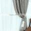 cationic faux linen blackout curtain for meeting room