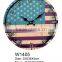 ventige home art hot selling wood wall clock