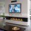 48 Inch Embedded Space Heater Ethanol Fireplace With Tempered Glass no Remote