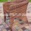 new promotional model patio PE rattan wicker dining set