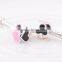 D003 new sterling silver enamel poker charm beads,lady bracelet diy charms