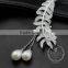 925 sterling silver leaf branch with pearl creative pendant necklace fashion women necklace jewelry 6360463