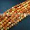 1 string 15inch string,about 38pcs,10mm round shape orange dyed weathered agate loose beads findings supplies 3110169