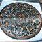 Semi Precious Black Marble Stone Inlay Dining Table Top