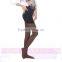 2015 Sexy japanese brown seamless stripe anti slip compression pantyhose