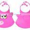 many color available 100% silicone baby bib for feeding