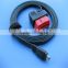 right angle obd flat cable obd2 wiring harness for car diagnostic