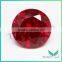 Best price 12mm round brilliant cut 5# synthetic corundum dove blood lab created ruby diamond