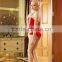 transparent sexy asian lingerie sexy mature woman lingerie red