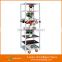4 wheels Foldable Flowers Display Rack Trolley Cart for Greenhouse