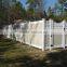 Custom height and colors Commercial WPC material fence panels