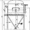 Cooling jacketed beer fermenting equipment