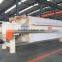 Auto recessed solid and liquid separation filter press