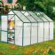 Aluminium walk-in greenhouse