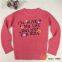 Ordinary Style Girl Sweater with Embroidery