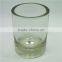 Thick bottom glass candle jar glass candle container wholesale