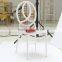 Foshan furniture Steel stackable white chiavari wedding chairs
