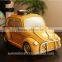 Resin vintage car shape coin bank money saving box for kids