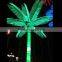 Artificial waterproof lighted indoor outdoor high quality LED palm tree festival decorations