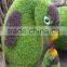 artificial plastic green sculpture for decoration fake garden