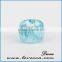 Preserved flowers in resin , handmade jewelry dried flower resin rings , blue eco-resin ring