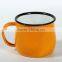 china promation customized enamel mug & personalized enamel camping mug