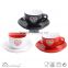 Fine cheap colorful handpaiting coffee mug/wholesale tea cups and saucer