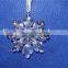 acrylic different style clear snowflake for christmas snowflake