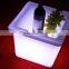 led illuminating plastic ice bucket, led furniture light flower pot