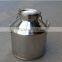 High quality mirror polished food sanitary 304 stainless steel milk can