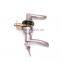 zinc commercial room office hotel glass heavy duty security door lever handle cylinder lock