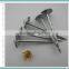 15 degree galvanized umbrella head roofing nail with rubber washer