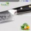 Factory direct sale G10 Damascus santoku knife blades lasting cut knives