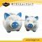 Yellow painting piggy animal ceramic coin money bank