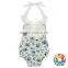 Sunflower Designs Baby Girls Bubble Romper Clothes Knit Cotton Rompers With 3 Plastic Snaps On The Bottom Easy To Change Diapers