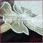 Colorful Big Floral Mesh Fabric, Elegant Metallic Lace Embroidery Design Fabric