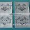Customized high density damask woven labels for garments