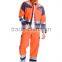2015 OEM male Anti static work Uniform one piece wear fire-fighting protection safty coverall set clothes high Quality