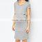 Double layer bodycon maternity wear dress wholesale plain maternity wear clothes