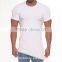 Asymmetrical Shirt 94% Cotton 6% Elastane Gym Fitted Short Sleeve Longline T Shirt Lifestyle Shirts Hot Sale Fashion Streetwear