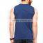 Mens plain blank button neck Tank sleeveless polo shirt Tops