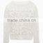 Latest Fashion Solid Color Special Pattern Girls Sweaters 2017