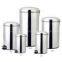 Stainless steel pedal waste bin