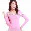 pink modal muslim subcoat/women long sleeve muslim modal t shirt/ women muslim bodysuit