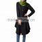 cottonmuslim dress loose fit/ junj twill muslim abaya kaftan set dress/contrast islamic muslim women dress two piece set