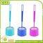 Round Head Plastic Toilet Brush With Holder