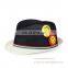 Summer New Small Children Breathable Fedora Hat