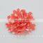 3" Polka Dots Silk Flowers Head Fabric Hair Flower Heads Decoration For Headbands