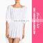 Women's cotton short sleeve loose fit oversized bat shift dress fashion mini dress
